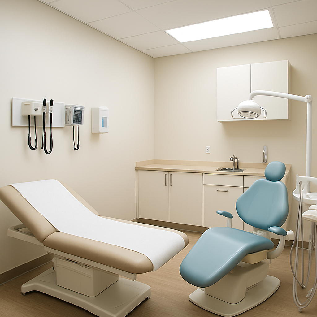 Consultation room at Liverpool Family Medical and Dental Practice